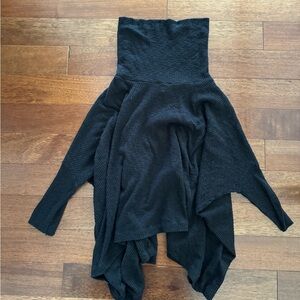 Free people beach black turtleneck size small